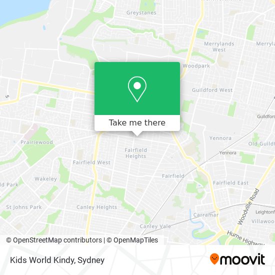 Kids World Kindy map