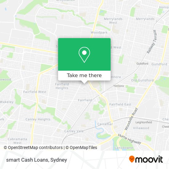 smart Cash Loans map