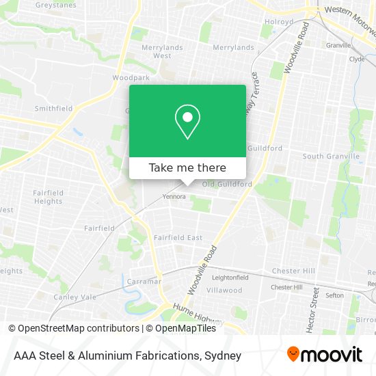 AAA Steel & Aluminium Fabrications map