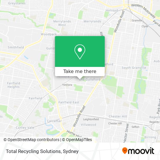 Total Recycling Solutions map