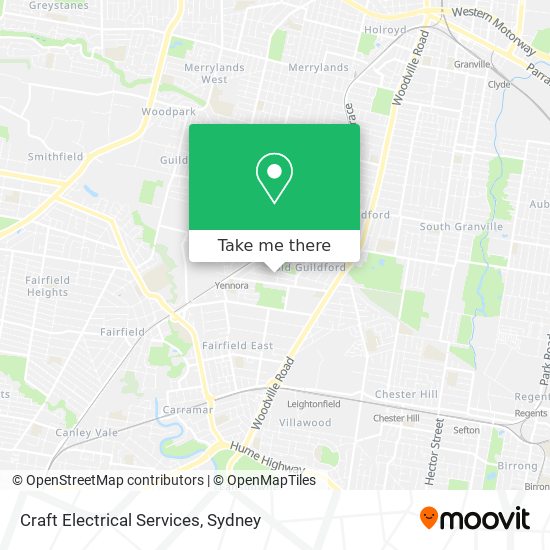 Craft Electrical Services map