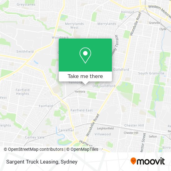 Sargent Truck Leasing map