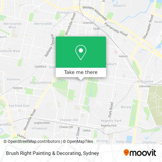 Brush Right Painting & Decorating map