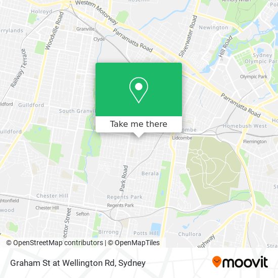 Mapa Graham St at Wellington Rd