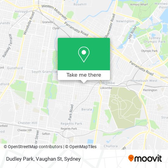 Dudley Park, Vaughan St map