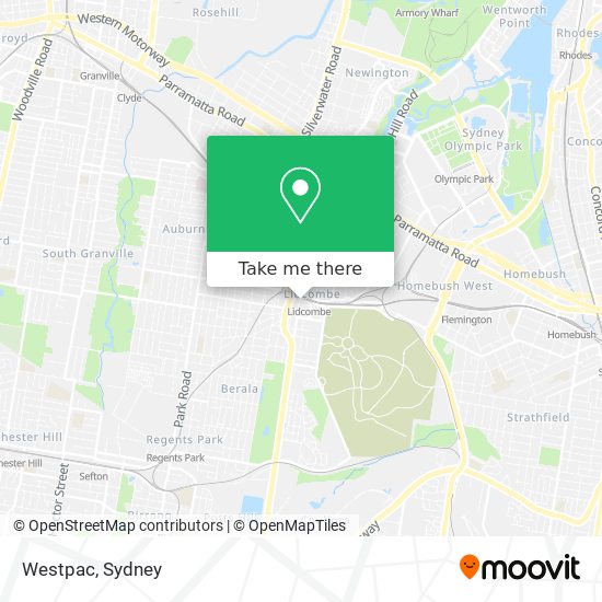 Westpac map