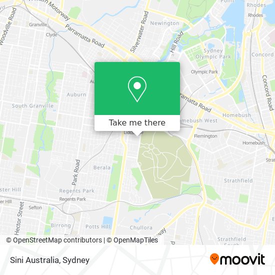 Mapa Sini Australia