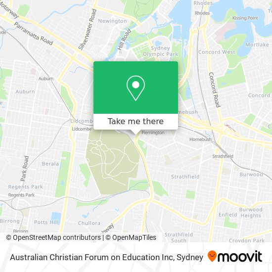 Australian Christian Forum on Education Inc map