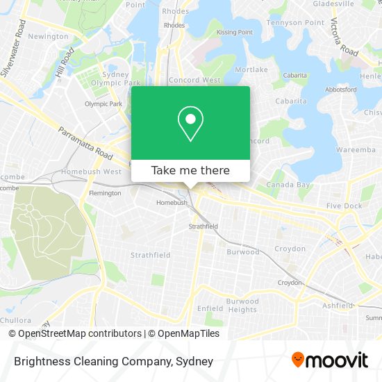 Brightness Cleaning Company map