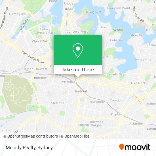 Melody Realty map