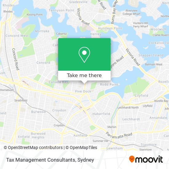 Tax Management Consultants map