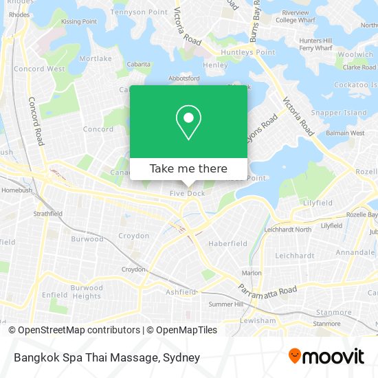 Bangkok Spa Thai Massage map