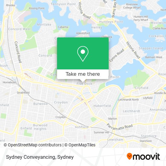 Mapa Sydney Conveyancing