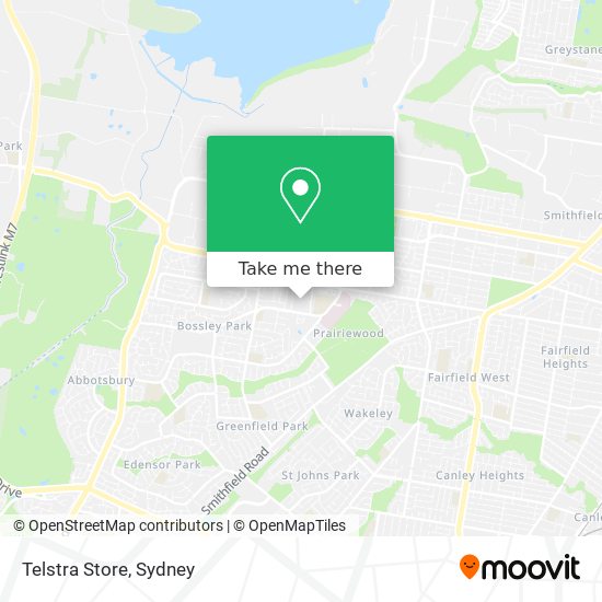 Mapa Telstra Store