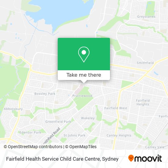 Fairfield Health Service Child Care Centre map