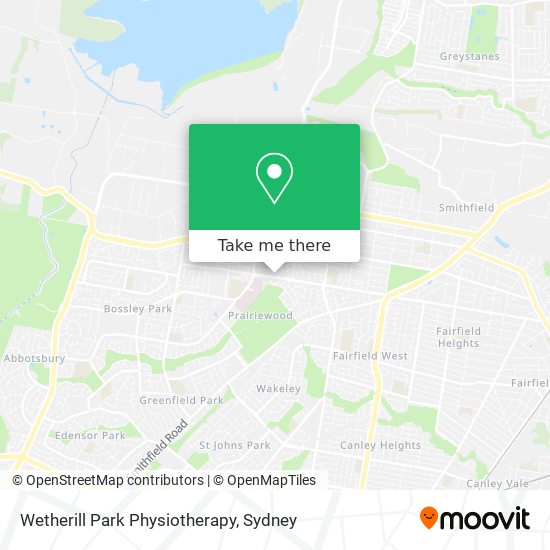 Wetherill Park Physiotherapy map