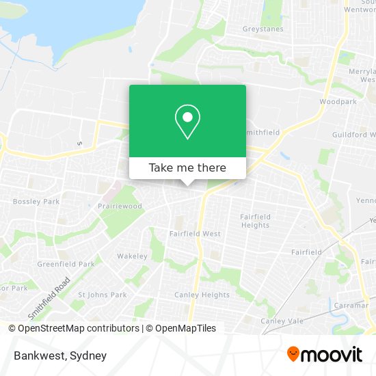 Bankwest map