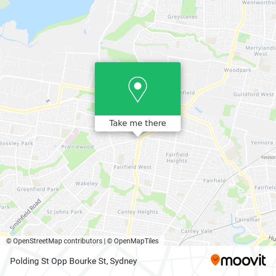 Polding St Opp Bourke St map