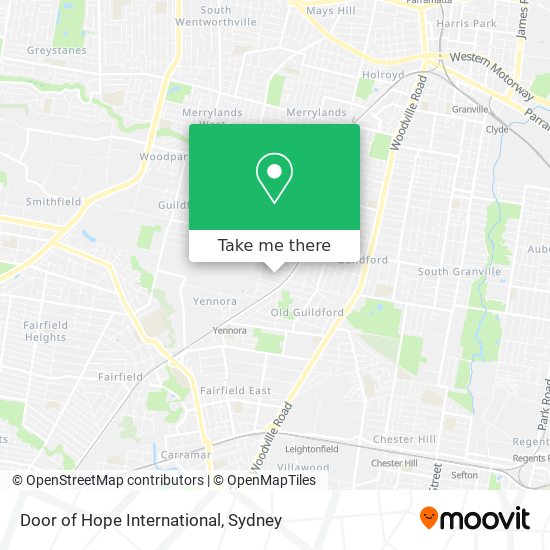 Door of Hope International map
