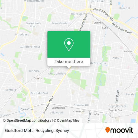 Guildford Metal Recycling map