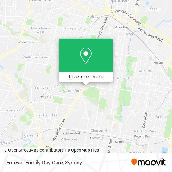 Forever Family Day Care map