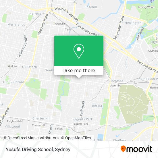 Mapa Yusufs Driving School