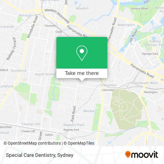 Special Care Dentistry map