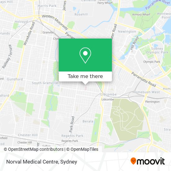 Mapa Norval Medical Centre