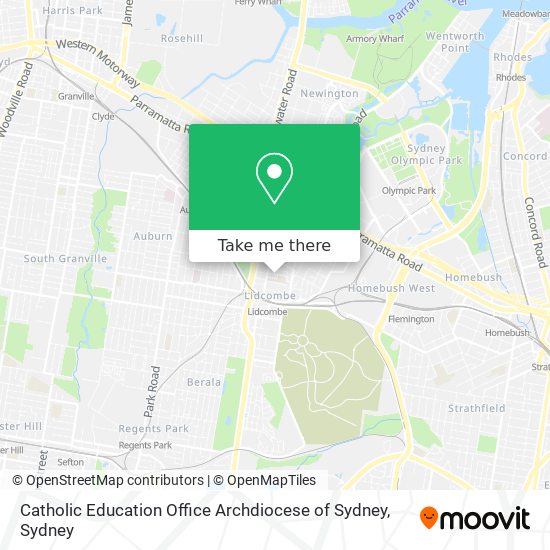 Catholic Education Office Archdiocese of Sydney map