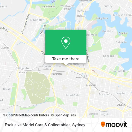 Exclusive Model Cars & Collectables map