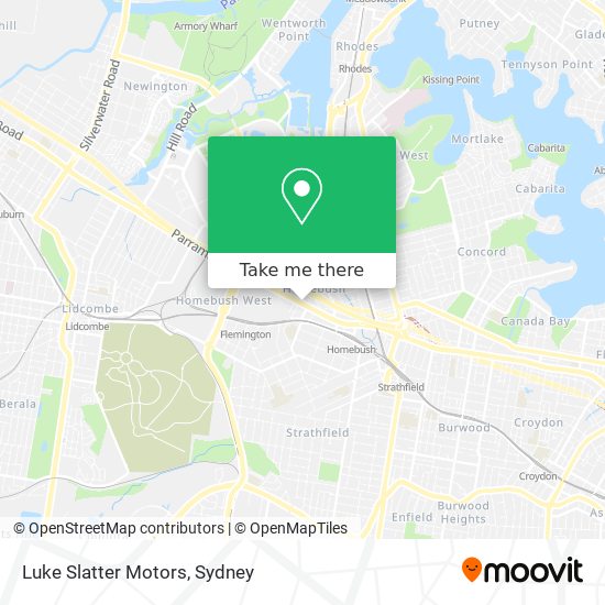 Mapa Luke Slatter Motors