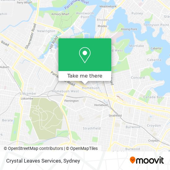 Crystal Leaves Services map