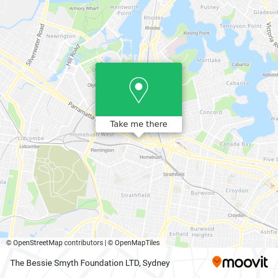 The Bessie Smyth Foundation LTD map