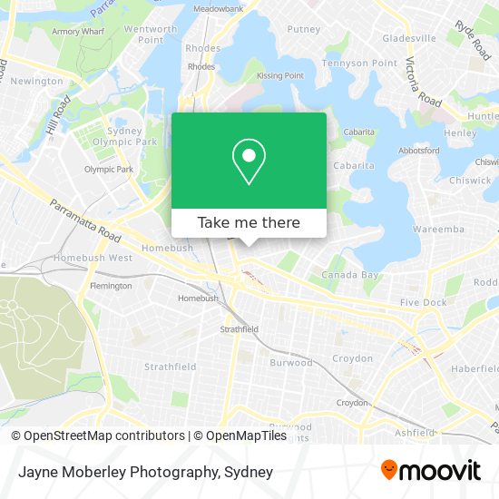 Jayne Moberley Photography map