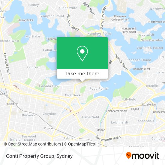 Conti Property Group map