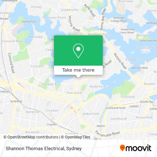 Mapa Shannon Thomas Electrical