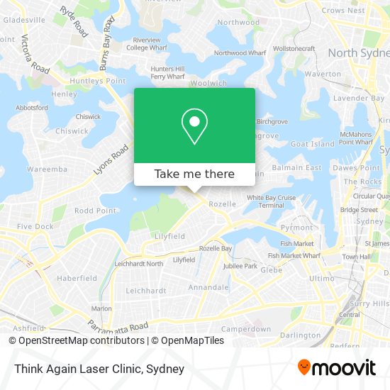 Think Again Laser Clinic map