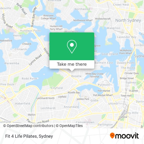 Fit 4 Life Pilates map