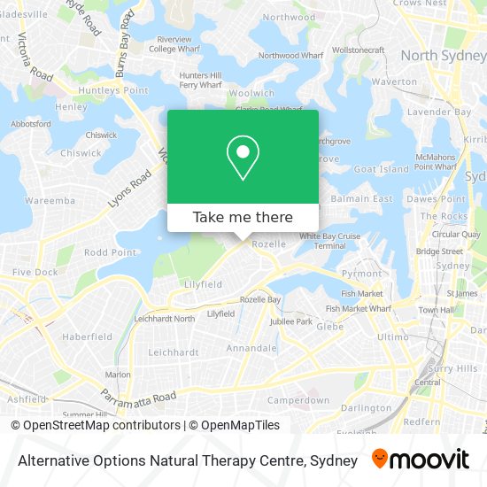 Alternative Options Natural Therapy Centre map