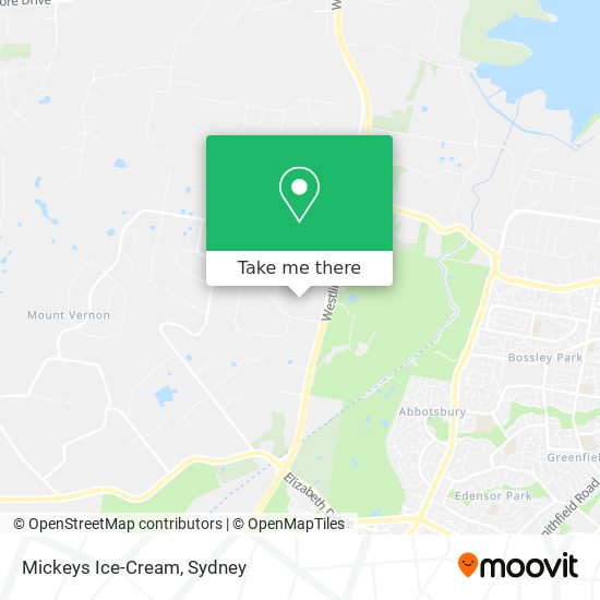 Mickeys Ice-Cream map