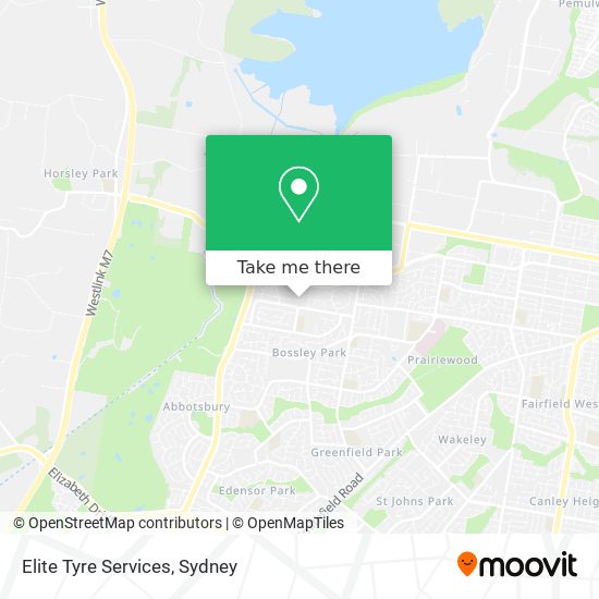 Elite Tyre Services map