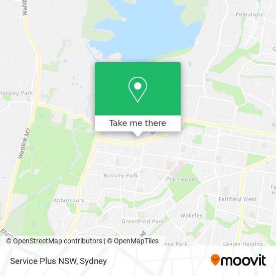 Service Plus NSW map