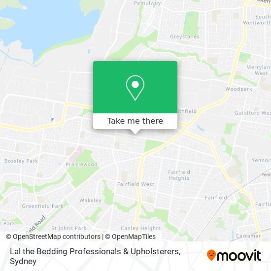 Lal the Bedding Professionals & Upholsterers map