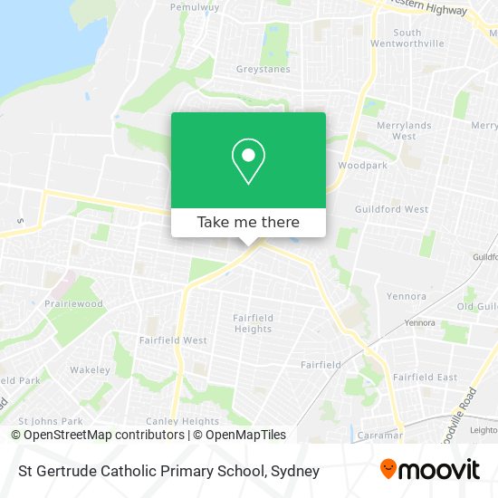 St Gertrude Catholic Primary School map