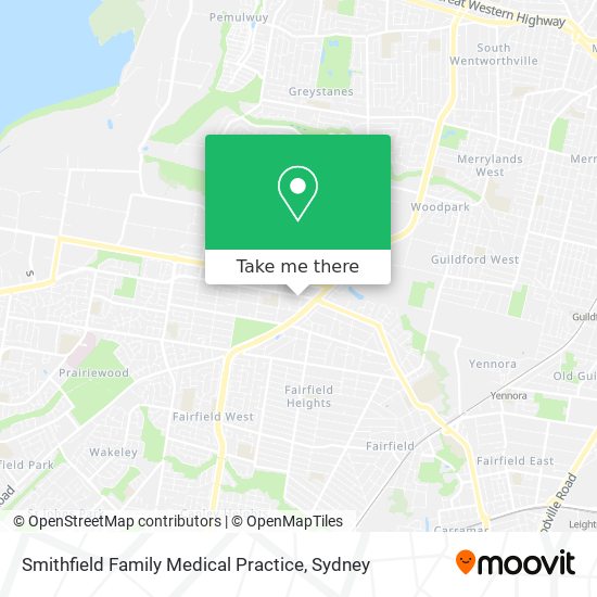 Smithfield Family Medical Practice map