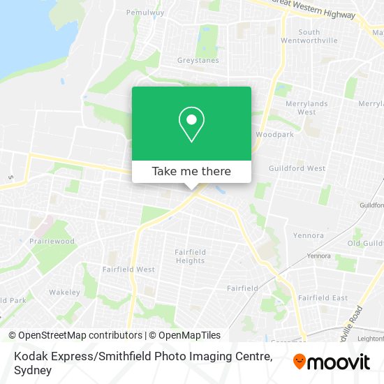 Mapa Kodak Express / Smithfield Photo Imaging Centre