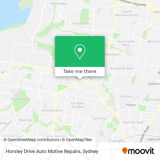 Horsley Drive Auto Motive Repairs map