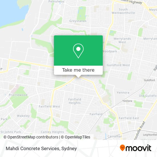 Mahdi Concrete Services map