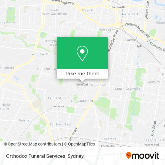 Orthodox Funeral Services map