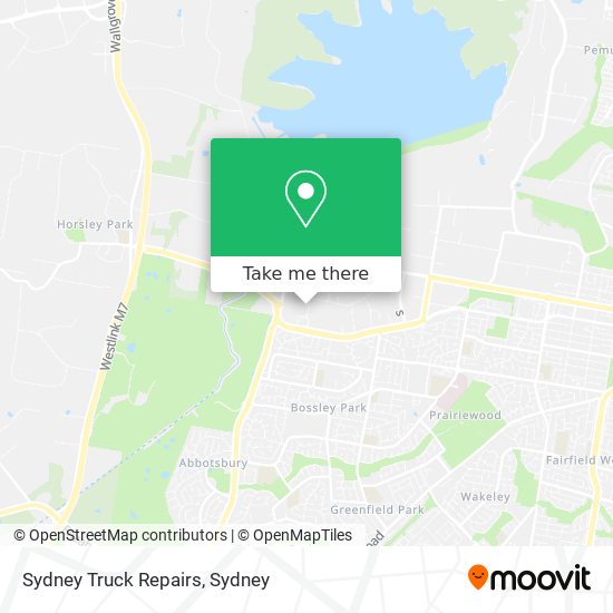 Sydney Truck Repairs map